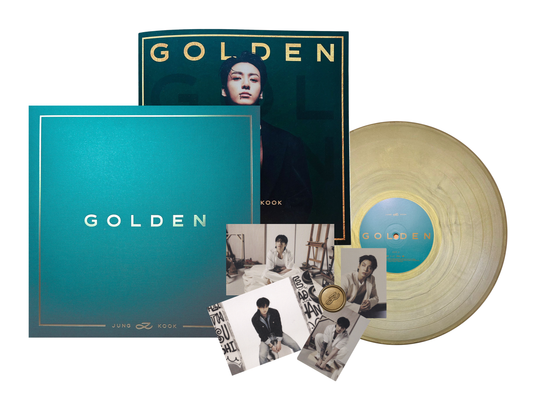 Jung Kook ( Bts ) Golden Album Kpop Gold Dorado Lp Vinyl