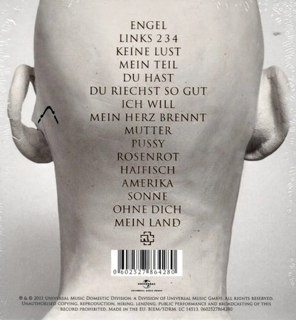 Rammstein Made In Germany 1995 - 2011 Disco Cd