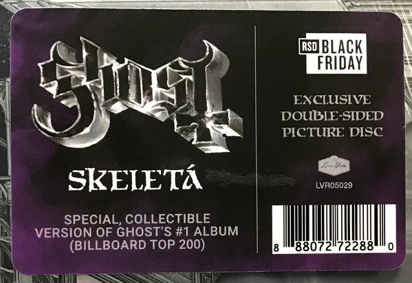 Ghost Skeleta Lp Vinyl Rsd Black Friday 2025 Picture Disc