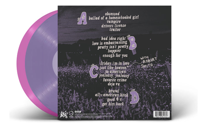 Olivia Rodrigo Live From Glastonbury Bbc Recording 2 Vinyl Purple Pink