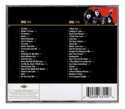 Kiss Gold 2 Discos Cd (40 Canciones)