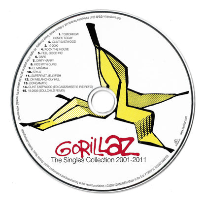 Gorillaz Singles Collection 2001 - 2011 Disco Cd + Dvd