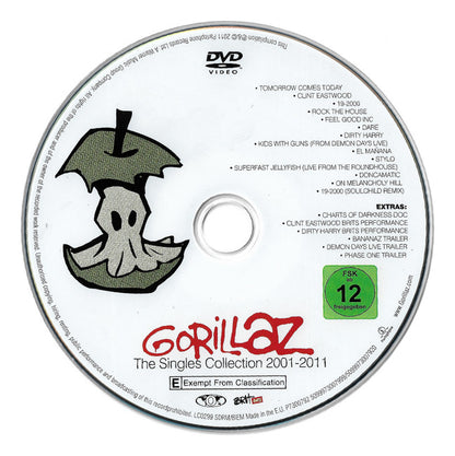 Gorillaz Singles Collection 2001 - 2011 Disco Cd + Dvd