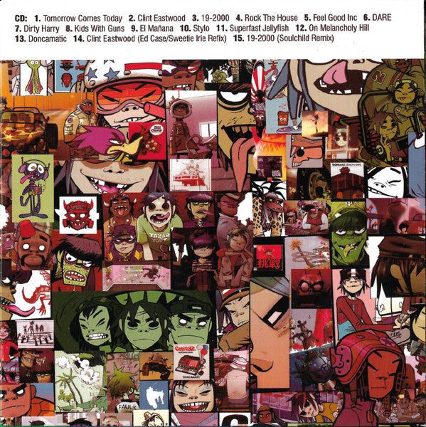 Gorillaz Singles Collection 2001 - 2011 Disco Cd + Dvd