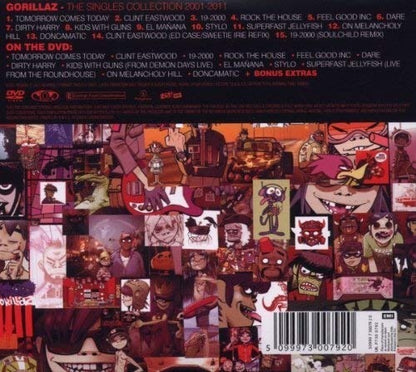 Gorillaz Singles Collection 2001 - 2011 Disco Cd + Dvd