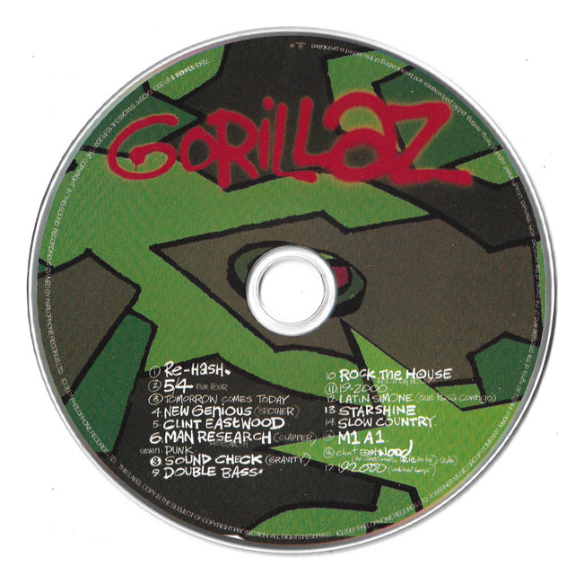 Gorillaz Gorillaz Disco Cd - 17 Canciones
