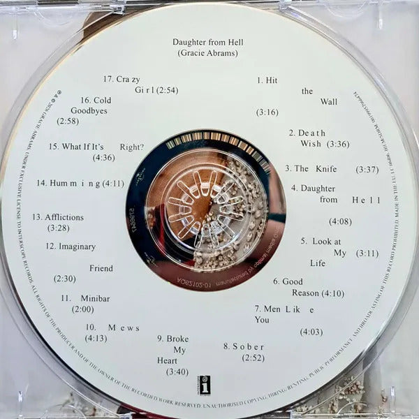 Gracie Abrams Daughter From Hell Bonus Track Cd