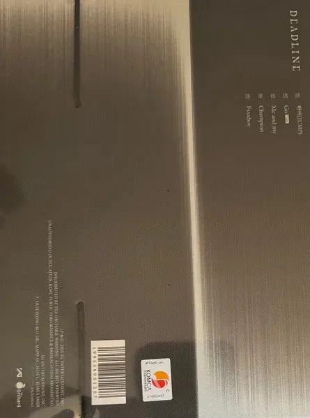Blackpink 3rd Mini Album Deadline Photobook Original Int. Gray Edition