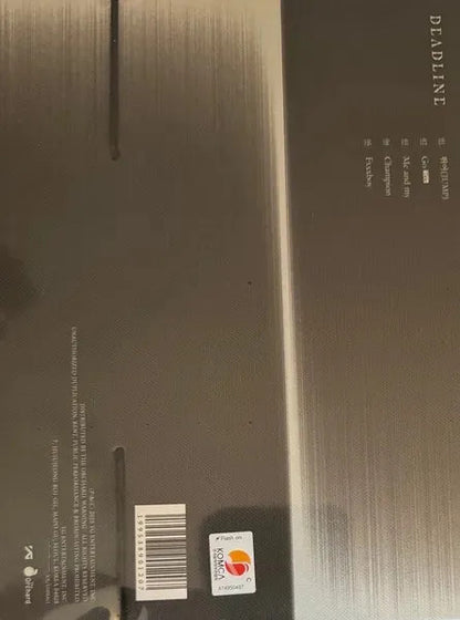 Blackpink 3rd Mini Album Deadline Photobook Original Int. Gray Edition