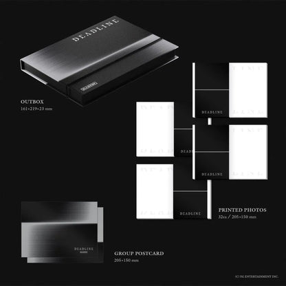 Blackpink 3rd Mini Album Deadline Photobook Original Int. Gray Edition