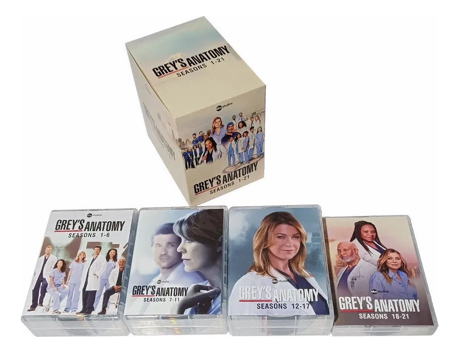 Grey S Anatomy La Serie Completa Temporadas 1 A La 21 Dvd