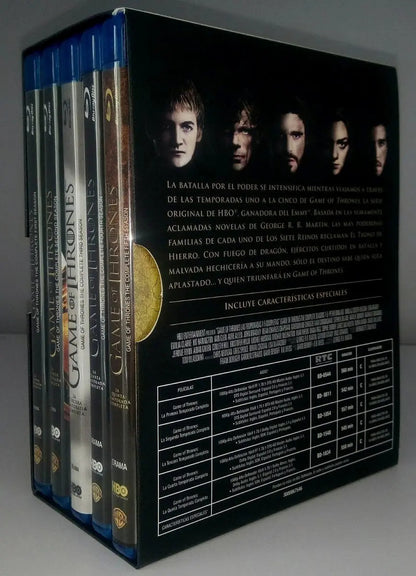 Game Of Thrones Juego De Tronos Temporadas 1 A 5 Blu-ray