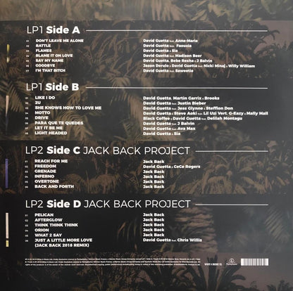 David Guetta 7 Siete 2 Lp Acetato Vinyl