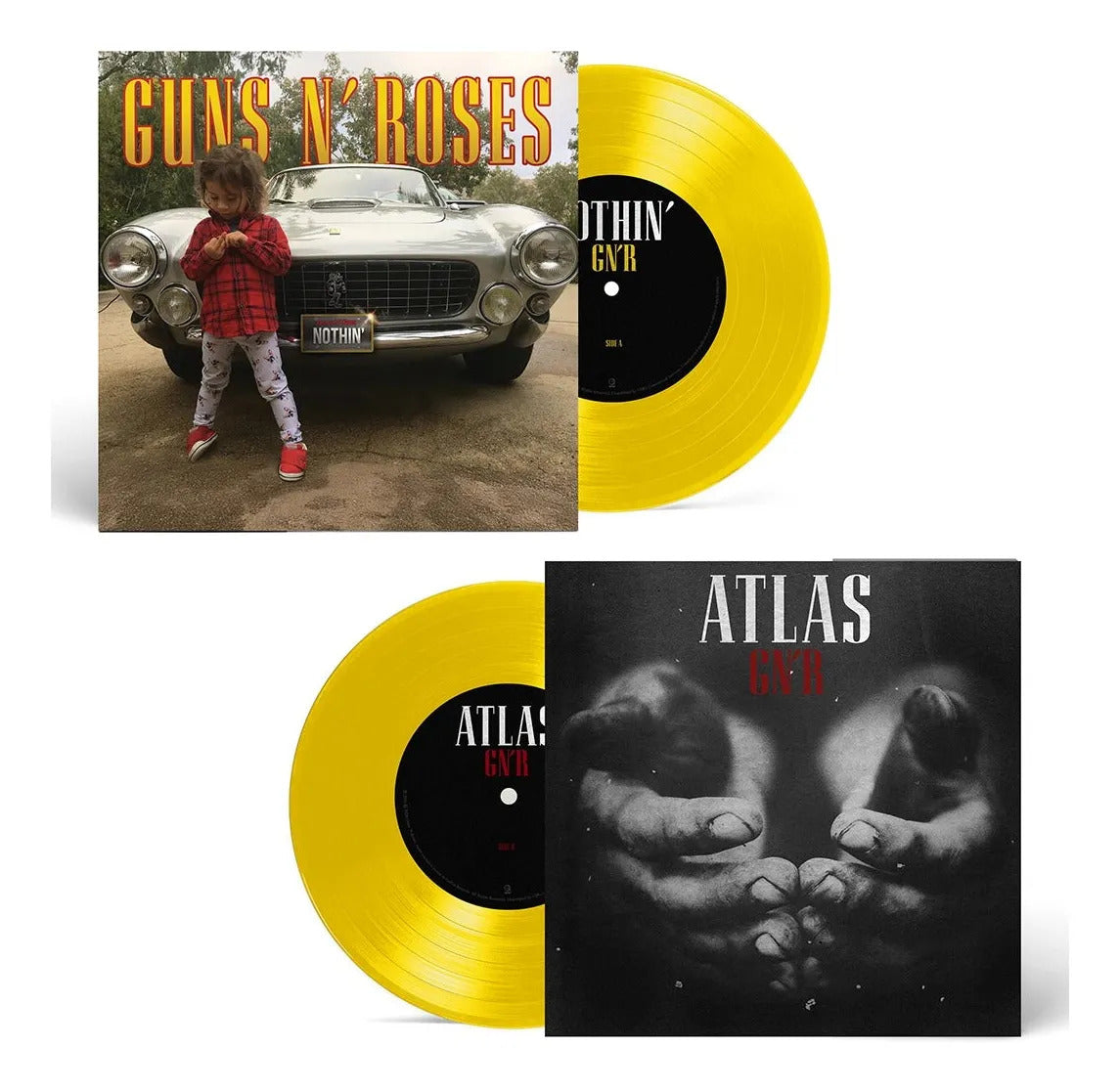 Guns N' Roses Nothin' Atlas Canary Yellow Vinyl