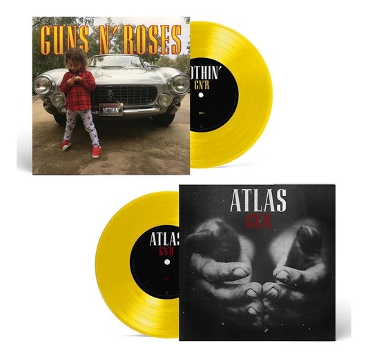 Guns N' Roses Nothin' Atlas Canary Yellow Vinyl