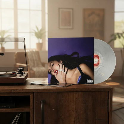 Olivia Rodrigo Guts Limited Lp Vinyl Marbled Silver