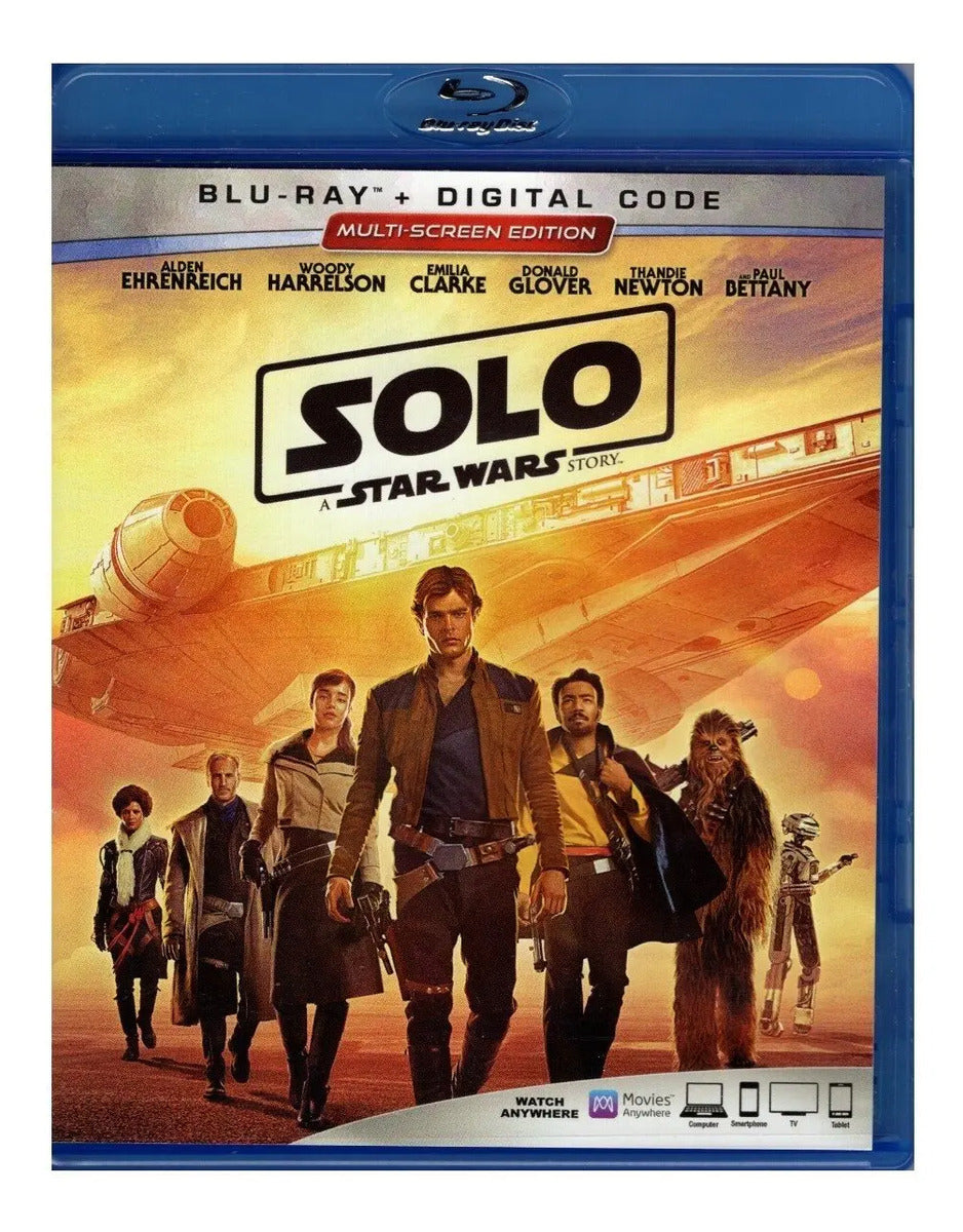 Han Solo Una Historia De Star Wars Pelicula Blu-ray