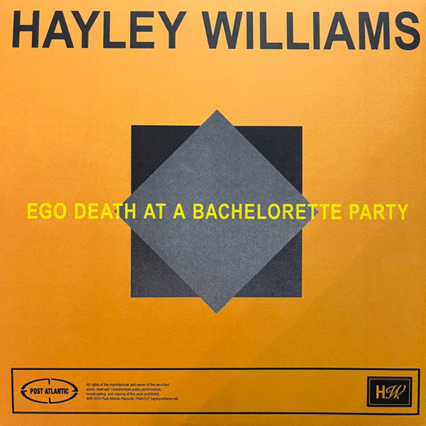 Hayley Williams Ego Death At A Bachelorette Party 2 Vinyl Limited 26 Highlighter Yellow