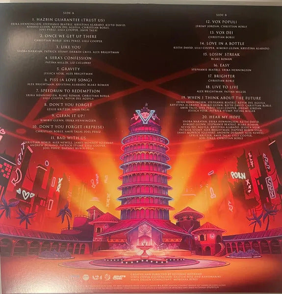 Hazbin Hotel Season Two Soundtrack Vinyl Vox Face Lenticular Cover
