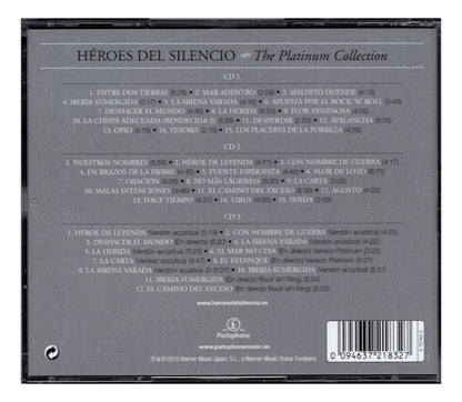 Heroes Del Silencio The Platinum Collection Box 3 Discos Cd