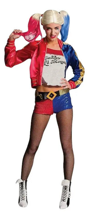 Disfraz Harley Quinn Suicide Squad Mujer Ch M G Xg