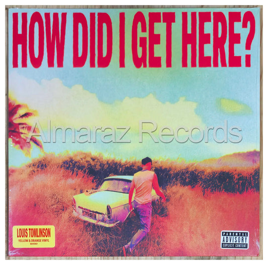 Louis Tomlinson How Did I Get Here? 2026 Yellow Orange Vinyl Con Póster