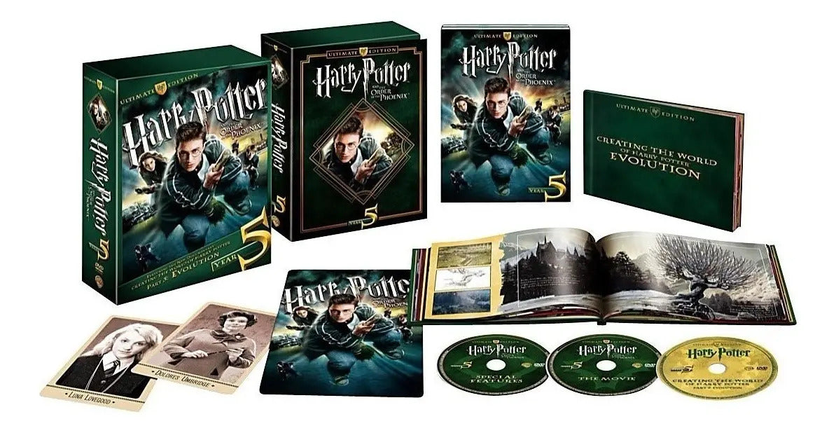 Harry Potter Orden Fenix Año 5 Box Ultimate Edition Dvd