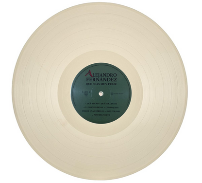 Alejandro Fernandez Que Seas Muy Feliz Yellow Lp Vinyl