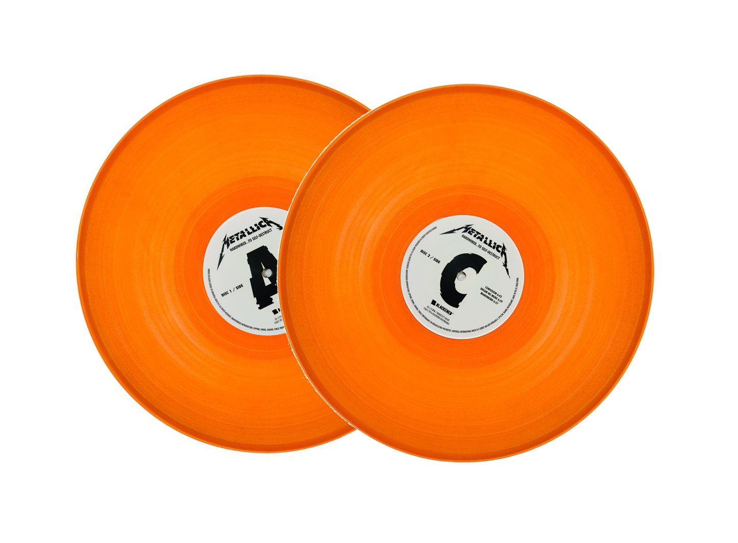 Metallica Hardwired To Self Destruct Flame Orange 2 Lp Vinyl