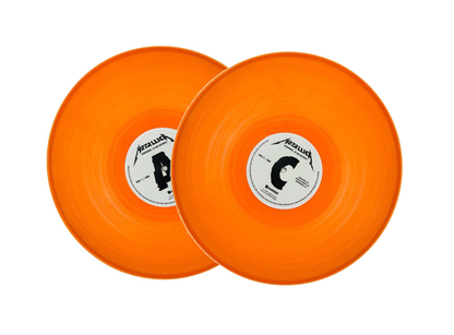 Metallica Hardwired To Self Destruct Flame Orange 2 Lp Vinyl