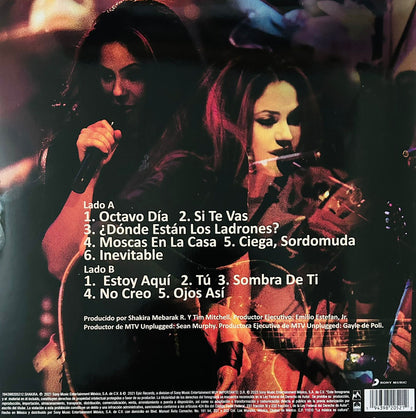 Shakira Mtv Unplugged Red Rojo Lp Vinyl
