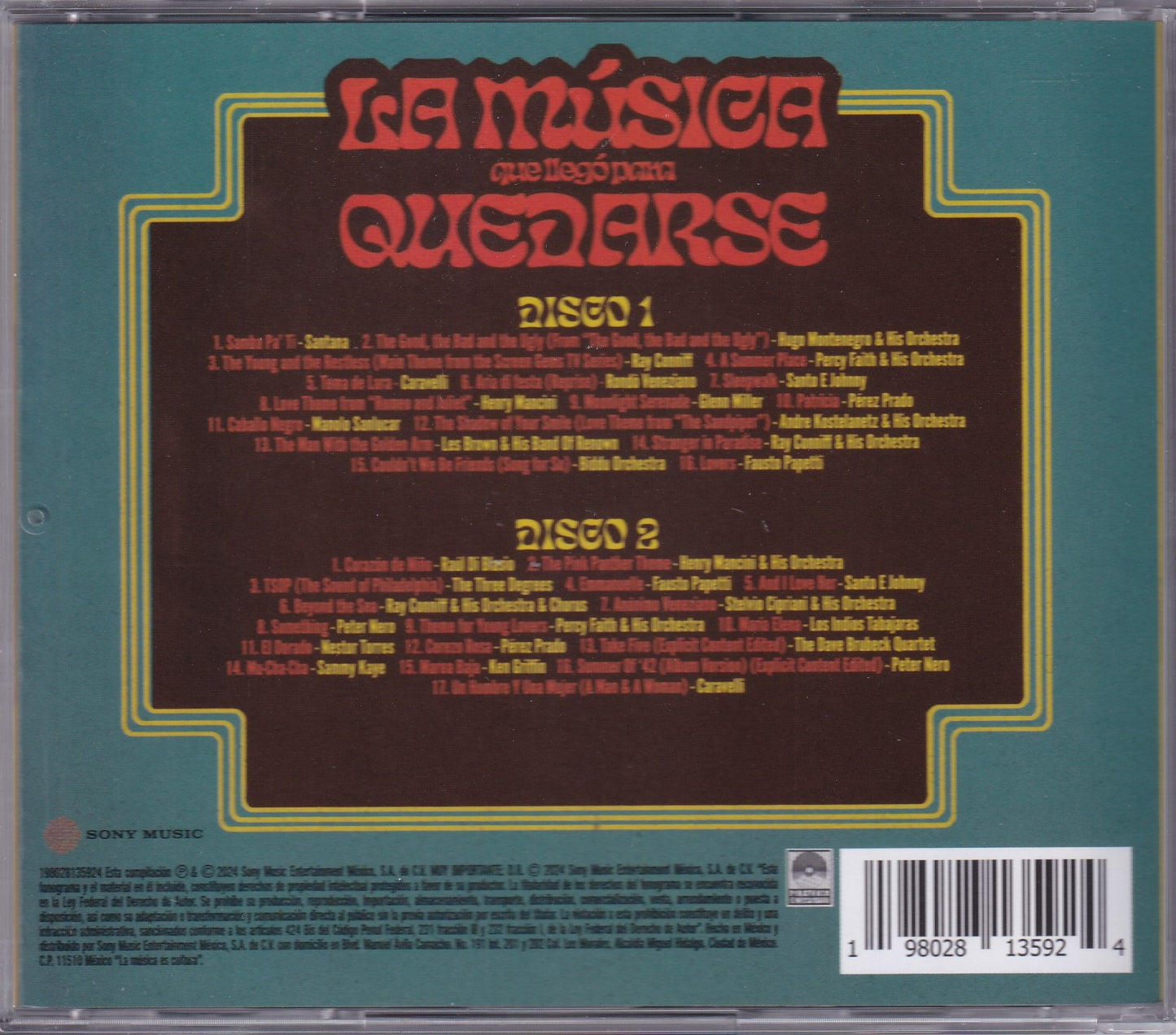 La Musica Que Llego Para Quedarse ( Varios Artistas ) 2 Discos Cd
