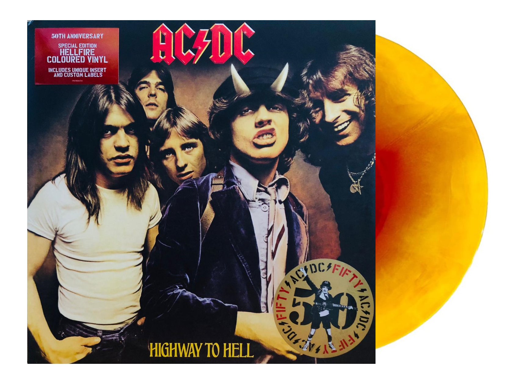 AC / DC - Highway To Hell / 50th Anniversary - HellFire Lp Vinyl – KARZOV