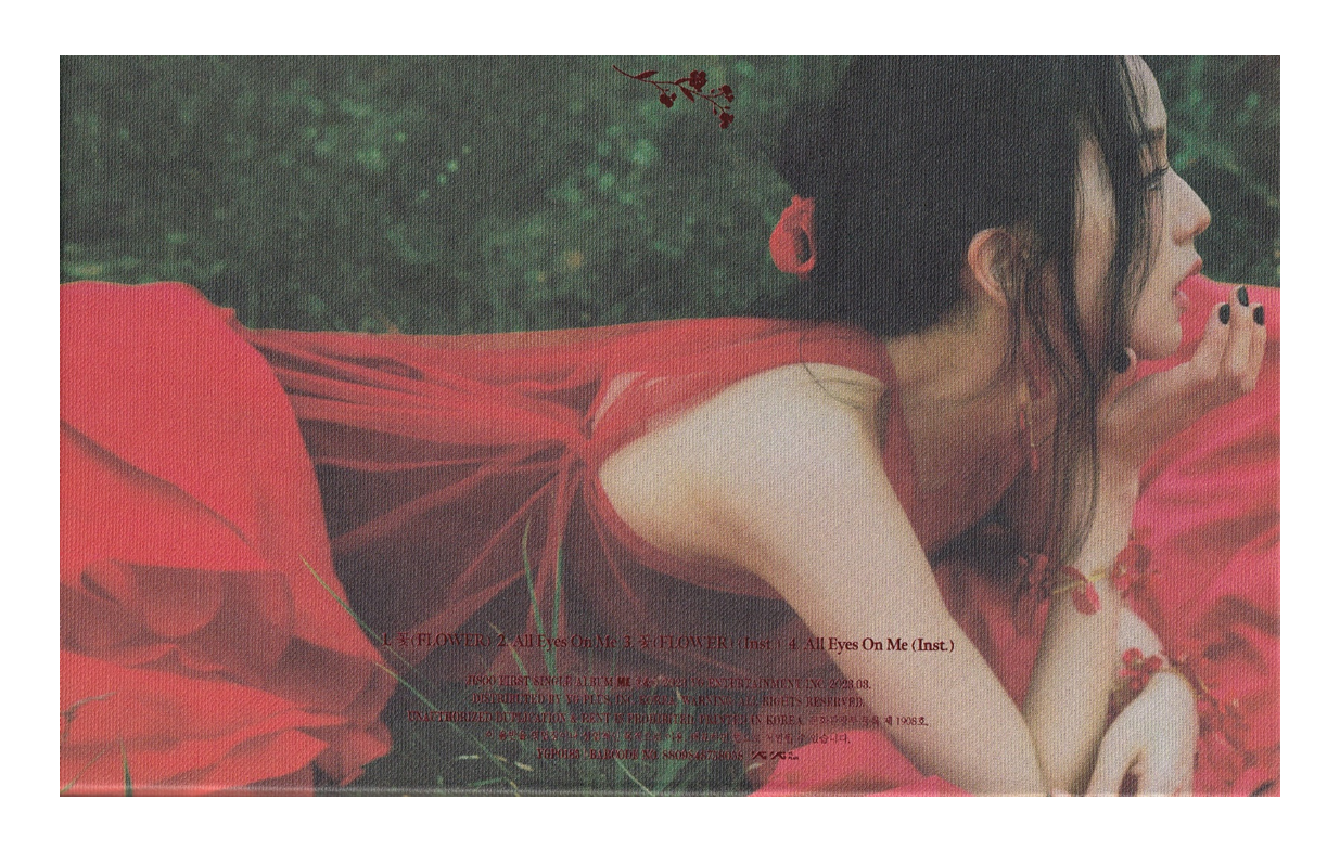 Jisoo Me First 1st Single Album Version Red