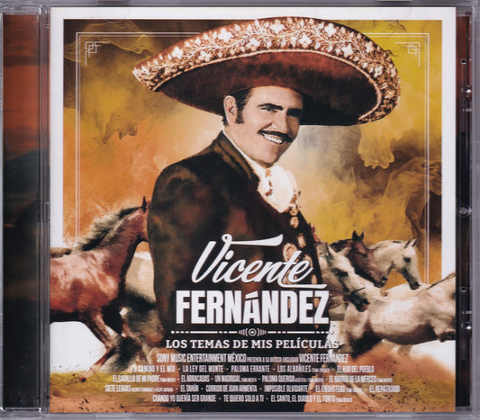 Vicente Fernandez Los Temas De Mis Peliculas Disco Cd