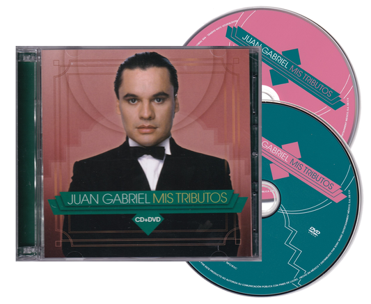 Juan Gabriel Mis Tributos 2 Discos Cd + Dvd