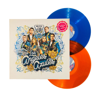Los Ángeles Azules - Ruta 40 - Blue & Orange Lp Vinyl