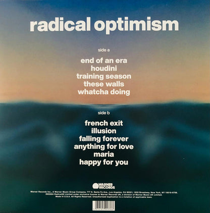 Dua Lipa Radical Optimism Transparente Clear Lp Vinyl