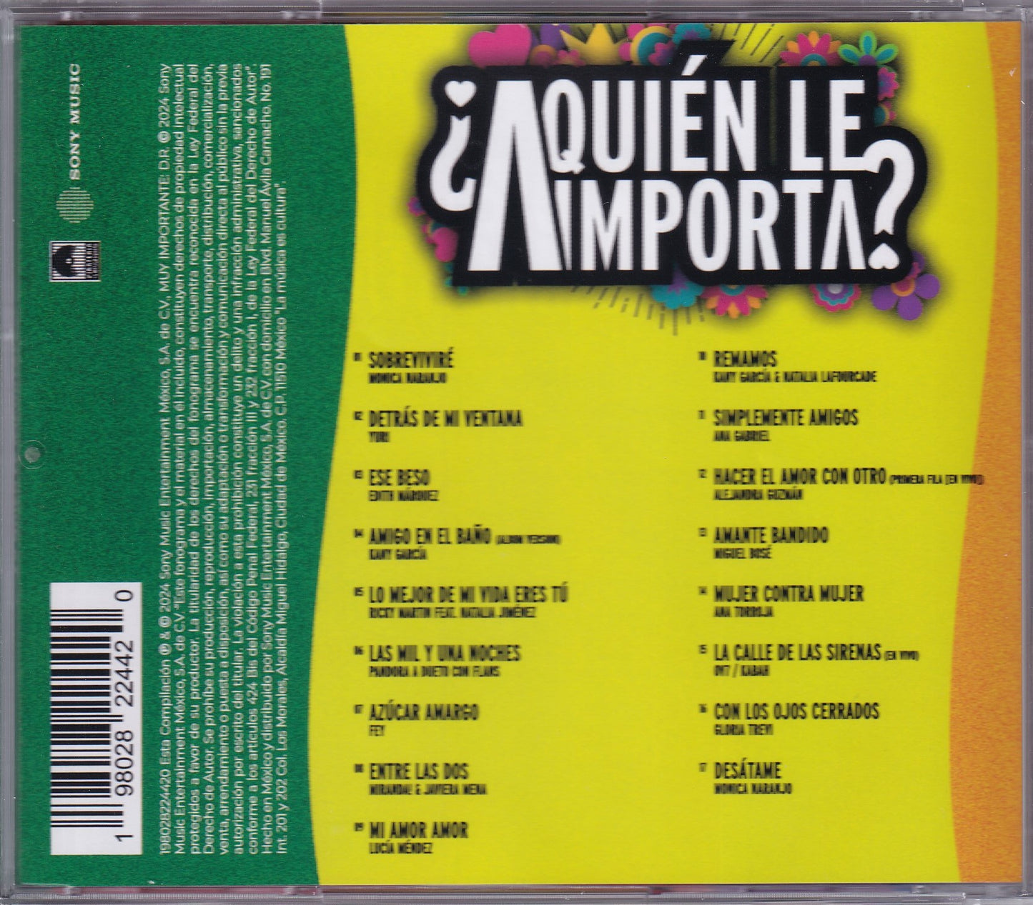 ¿ A Quien Le Importa ? Varios Fey & Pandora & Trevi & Ov7 Cd