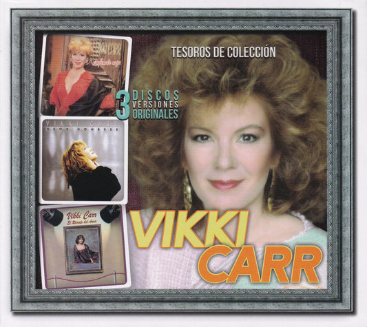 Vikki Carr Tesoros De Coleccion Box 3 Discos Cd