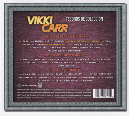 Vikki Carr Tesoros De Coleccion Box 3 Discos Cd