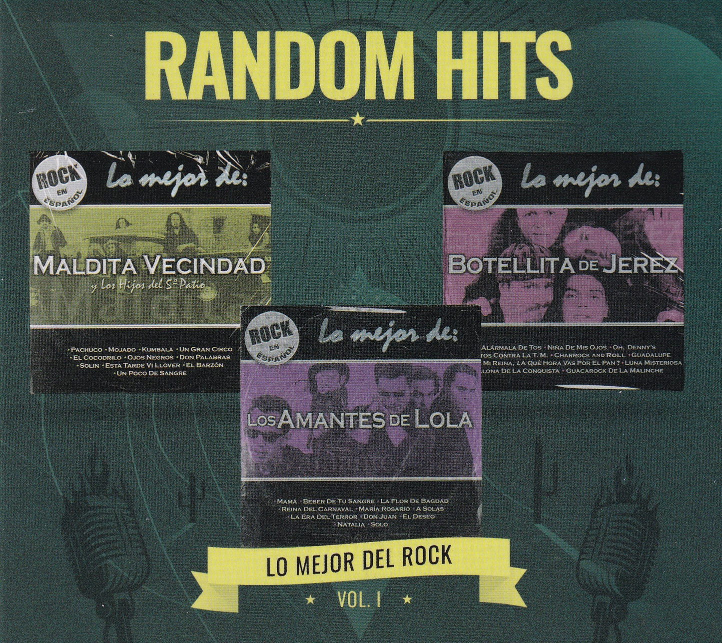 Lo Mejor Del Rock Vol 1 Maldita Vecindad & Botellita 3 Cd