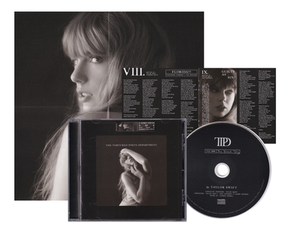 Taylor Swift Tortu red Poets Department The Bl ack Dog Disco Cd