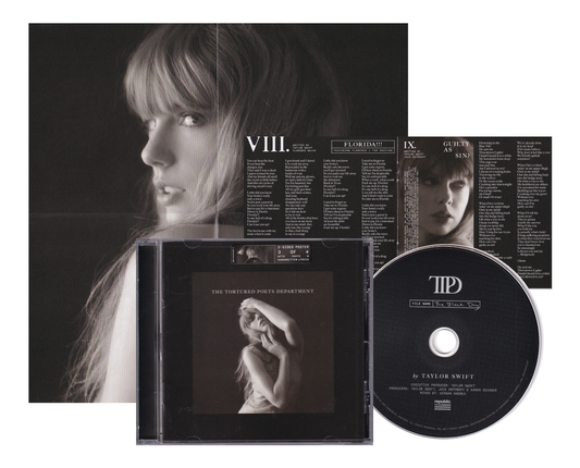 Taylor Swift Tortu red Poets Department The Bl ack Dog Disco Cd