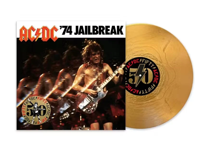 Ac/dc 74 Jailbreak 50th Anniversary Dorado Gold Lp Vinyl – KARZOV