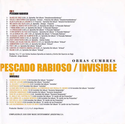 Pescado Rabioso Invisible Obras Cumbres Cd
