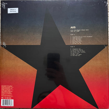 Inxs Live From Royal Albert Hall Lp Vinyl Rsd Black Friday 2025 Apple Red Vinyl Edition