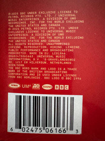 Inxs Live From Royal Albert Hall Lp Vinyl Rsd Black Friday 2025 Apple Red Vinyl Edition