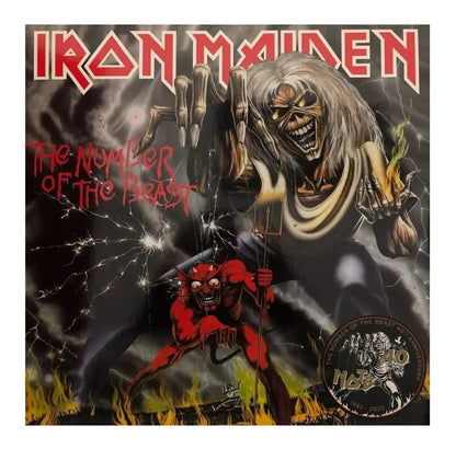 Iron Maiden The Number Of The Beast Lp Acetato Vinyl