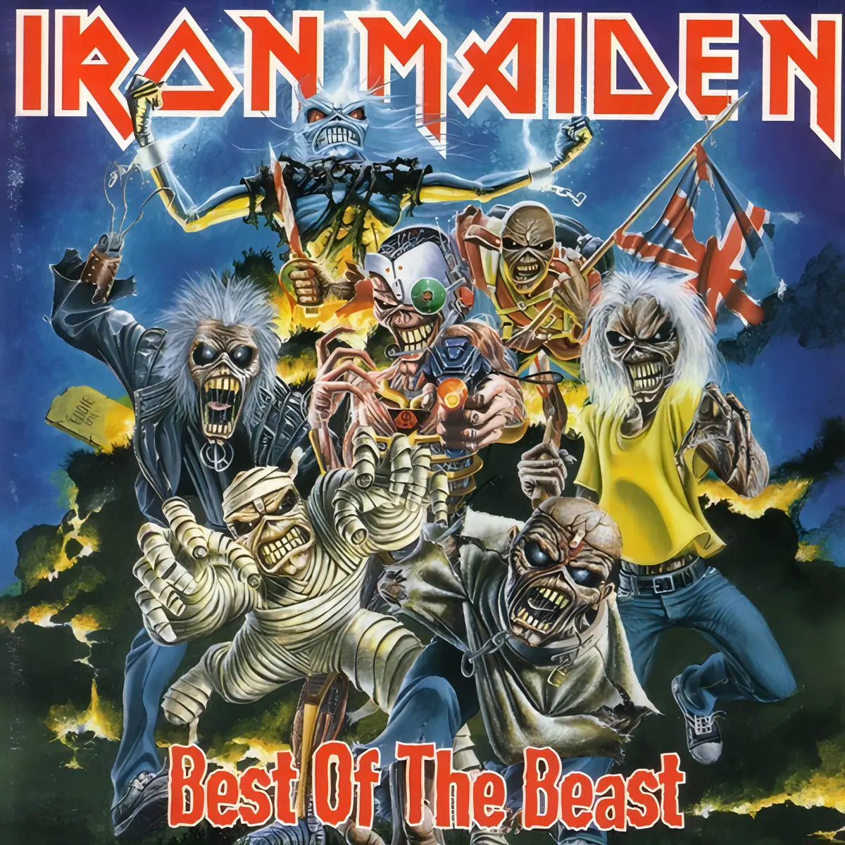 CD Iron Maiden Best Of The Beast 1996 Heavy Metal Warner Music